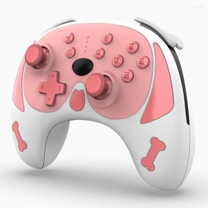 Controladores de jogo Controlador sem fio para switch/switch pro/switch lite gamepad joystick sensor dupla motor de seis eixos Puggie Gam