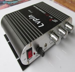 Mini amplificatore Super Bass HiFi Stereo Amplificatore audio per auto Moto Home con alimentatore DC 12V 3A Nero9356487