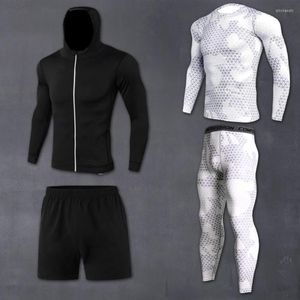 Spor Salonu Giyim Erkekler Spor Taytları Jogging Sportswear Yoga Sıkıştırma Koşu Eğitim Fitness