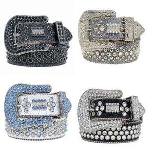 Plus storlek bälte för män läder lyxbälten färgglada diamant ceinture lady klänning tillbehör röd svart midjeband designer vintage skalle spänne kvinnor midja bälten