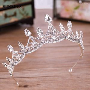 Headpieces 2022 grossistkristall brud tiara med strass bröllop kronor prinsessan fest pannband tillbehör kvinnor sq0334