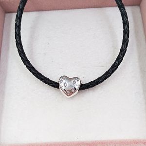 925 Sterling Silver Snowflake Jewelry Pandora Disny BE MAGICAL Charm Diy Bracelet Making Kit Necklace for Women Chain Love Heart Beads Bangle 791439CZ Annajewel