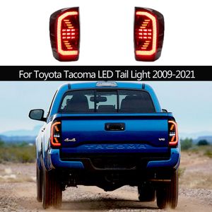 Toyota Tacoma LED Tail Light 2009-2021 Brake Running Parking Reverse Lighting Accessoriesのカーリアテールライトターンシグナル