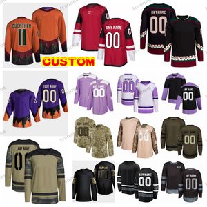 Custom Reverse Retro 2.0 Hockey Jerseys 2022 Camo Fights Caner Keller Doan Roenick Tkachuk Schmaltz Voracek Boyd Kassian Crouse MacCelli Hayton Ingram Brown Nemeth