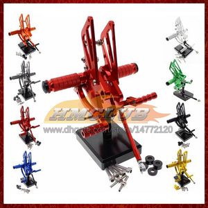 Motorcycle Adjustable CNC Foot Rest Footpeg Rear Set Pedal For BMW S 1000 S1000 RR 1000RR S1000RR 2009 2010 2011 2012 2013 2014 CNC Foot Pegs Footrest Rearset Kit 8Color