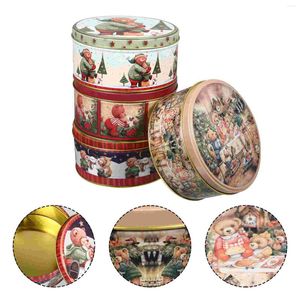 Gift Wrap Christmas Box Tin Cookie Candy Boxes Tinstinplate Container containerstreatlider Metal j￤rnfodral f￶rvaringsdekorativ semester