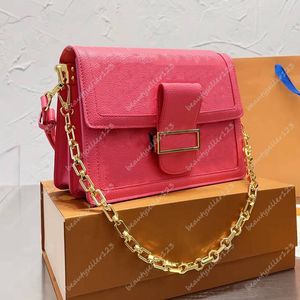 Sagni da donna Designer borse di alta qualità borsette di lusso pura a lettere in pelle di lussuoso Lettera di portafogli a fiore con portata della borsa