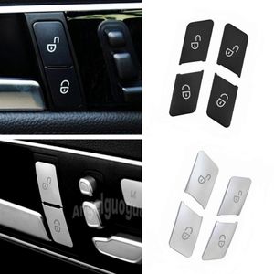 Bild￶rrl￥s l￥s upp knappar paljetter dekoration omslag klisterm￤rken trim passform f￶r Mercedes Benz C E Class W204 W212 Auto Accessiores217Z