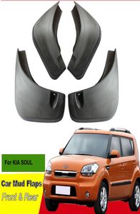 Tommia for Kia Soul Car Flaps błoto Splash Guard Mudguard Mudflaps 4pcs ABS Front Tył Fender8669474
