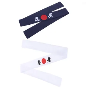 Traje de sushi decorativo de bandana japonesa Bandanas 2pcs