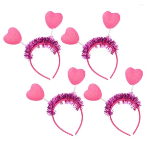 Bandanas Heart Heart Gange Day Valentines Hair Accessesus Accessories Headwear Heads Headciece Headciec