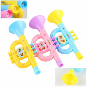 Zufällige Farbe Baby Musik Spielzeug Neuheit Spiele Frühe Bildung Spielzeug Bunte Baby Trompete Musikinstrumente Für Kinder Kinder Geschenk 1197