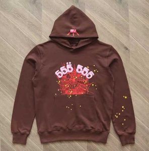 Pulôver de grife Spider Sp5der Hoodies Young Sweatshirts Streetwear Thug 555 Angel Hoody Masculino Feminino 11 Web Pullover Com Capuz Impressão Web Sweats Cinza 23GG