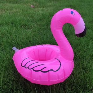 Kamizelka ratunkowa BUOY 20PCS Flamingo napój uchwyt na pływanie basen nadmuchiwane pływające przyjęcie na plażę dla dzieci pływające napoje na pucharki do telefonu T221214