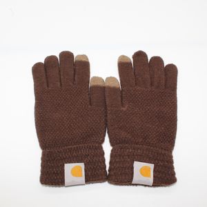 Jesienne i zimowe gęstne elastyczne rękawiczki z pełnym palcem rowerowe ciepłe jazda moda damska męska zimowa dzianina rękawiczki na zewnątrz 12cum 12cum