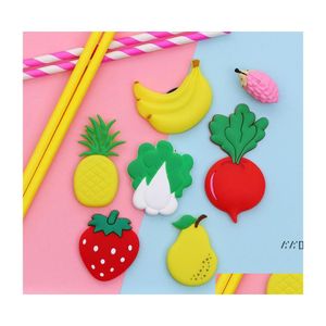 Fridge Magnets Magnet Fruit Sticker Refrigerator Dec Cartoon Children Home Decoration Mes Board Pab13063 Drop Delivery Garden Otfqz