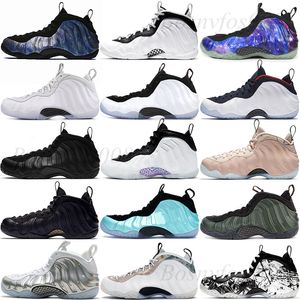 Buty do koszykówki mężczyźni foamposites jeden męski abalone wszystkie gwiazdy antracytowe czarne metaliczne złotą złotą chromową białą klasę 97 strefy strejne strefy sportowe sporne trampki