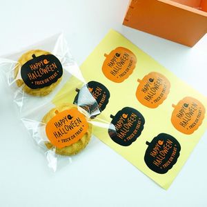 Wandaufkleber Halloween Geschenkaufkleber Horror -Tasche Süßigkeiten Box Kürbisauto Fenster Home Decoration Decal Dekor Party