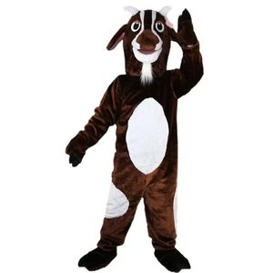 2023 High quality Professional Goat Mascot Costume Halloween Christmas Fancy Party Dress Cartoon Character Suit Carnival Unisex Adults Outfit