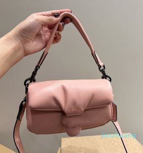 Designer Pillow Tabby Shoulder Bag Women Pure Color Bacchus Bags velvet puffy Retro Hardware Cloudy Handbags Supper Soft Leather Baguette