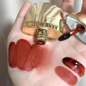 LIGLIS GLIBROR Water Golden Tube Glaze Matte Lipstick Nude Clear Tint Waterproof płynny makijaż płynny