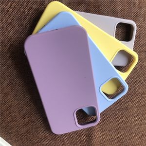 silicone Cell Phone Cases for iphone 12 11 x xr Back Cover With retail package