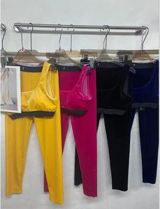 Conjunto de biquínis esportivos para ioga de cintura alta leggings de academia push up leggings sexy fitness femininas leggings de treino magro