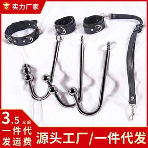 sex toy massager SM alternative anal hook set shackle collar binding handcuffs masturbation male and female adult supplies