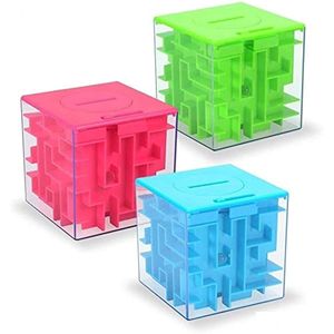 Science Discovery Toys 3 pezzi Money Labirinto Puzzle Box Twister Ck Titolare regalo unico Giochi divertenti per bambini e annunci di compleanno Consegna di goccia Dh2V8