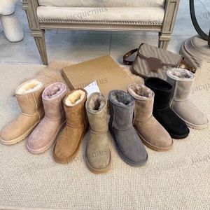 Aus australiska australien varma stövlar klassiska kvinnors ugggies mini halva snö boot usa gs 585401 full päls fluffig vinter satin ankel boots booties toffles wggs wggs