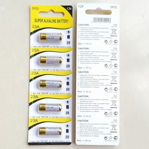 1000 Stück/Lot 0 % Quecksilber 12 V 23 A A23 Alkaline-Batterien für Autoschlüssel-Türklingel-Fernbedienungen