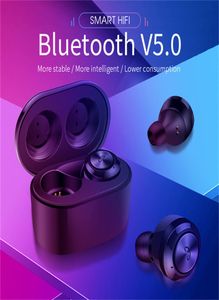 A6 Mini Bluetooth -oortelefoon voor Samsung Galaxy A7 2018 S8 S9 Wireless Sports oortelefoons Hoge kwaliteit PK I12 TWS Bluetooth Earbuds1904682