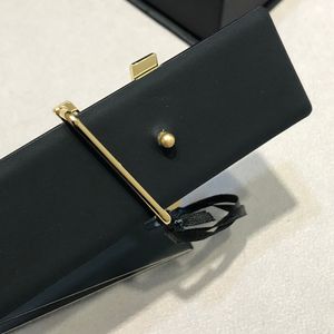 Fashion Leather Belt Black Gold Buckle Men Designer Belts Waistband Dress Belts Adjustable Waist
