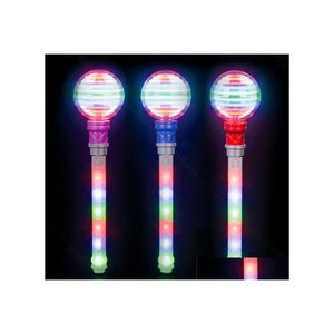 Party Favor Kids Mtimodel Flashing LED Strobe Wands Lightup Mruczący kij dzieci świecące świetliste zabawki na koncerty Drop dostarczenie