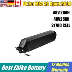 Reention Dorado 21700 Cells Batterispack 48V 52V 20AH 25AH 500W 750W 1000W Electric Bike Hidden Batterier Passar för MS2 XC Sport R500 IGO M29R Magnum Peak Ebike