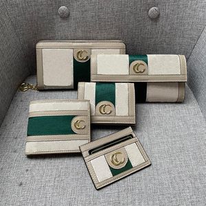 2022 Nya färg damer lyxiga kopplingar designer plånböcker underarmsäckar klassisk hårdvarulogo flerstorlek korthållare mode mynt pu229r
