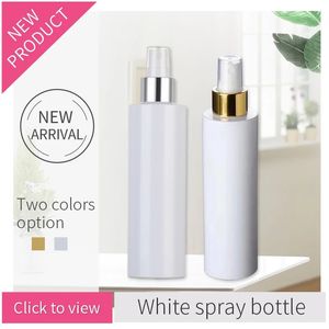 Spray Bottle White Pet Bottle With Sprays Pump Lid For Liquid Cosmetic Container