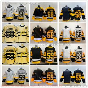 College College Hockey nosi koszulki zszyte 58krisletang 59Jakeguentzel Reverse Retro 16jasonzucker Winter Classic Men Men Jersey