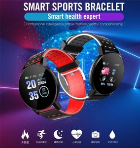 119 Plus Smart Bracelet Watch wristband Man Waterproof Blood Fitness Tracker Heart Rate Monitor Pedometer5260410