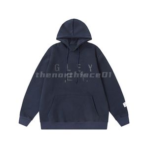 Felpa con cappuccio da uomo di design di lusso Maglione a maniche lunghe con stampa di lettera Maglione a maniche lunghe di marca di moda autunno Top girocollo Navy Taglia asiatica M-2XL