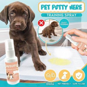 Abbigliamento per cani Spray per addestramento di animali domestici Posizionamento Scolorimento Toilette ausiliaria 30ml Induttore To The Go Forniture J7u3