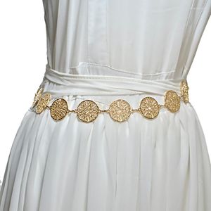 Belts Luxury Fashion 2022 Female Water Drill Gold Silver Metal Waist Chain Handmade Skirt Decorative Hollow Belt Bg-933