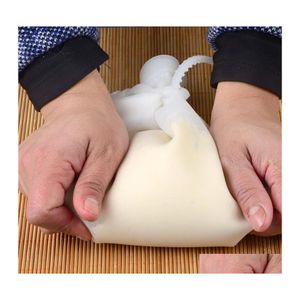 Other Bakeware Sile Kneading Bag Dough Flour Mixing Reusable Cooking Pastry Tools Kitchen Baking Accessory Drop Delivery Home Garden Dhe16