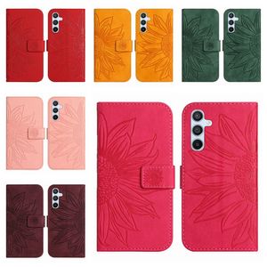 Solrossl￤derpl￥nbok Fall f￶r Realme 10 4G Plus Huawei Honor 80 Pro Se Samsung A04E A54 5G A34 5G Oppo Flower Fashion Girls Credit Card slot Holder Flip Cover Purse