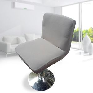 Krzesło obejmują elastyczne błyszczącą okładkę oparcia salon fryzjerski dom El jadalnia na szkiełkowe stołki barowe na niskim back
