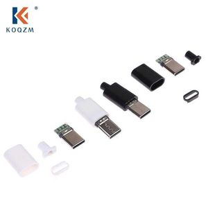 2 Set Type-C Mirco USB 3.1 High Current Fast Charging Connector Male Plug DIY Repair Accessories