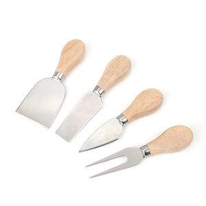 Käse Nützliche Werkzeuge Set Eiche Griff Messer Gabel Schaufel Kit Reiben Für Schneiden Backen Chesse Board DF1207