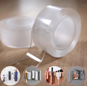 Double Side Tape Feature Waterproof Reusable Adhesive Tapes Transparent Glue Stickers Suit for Home Bathroom Decoration 1/2/3 Meters 2016 . SN4768