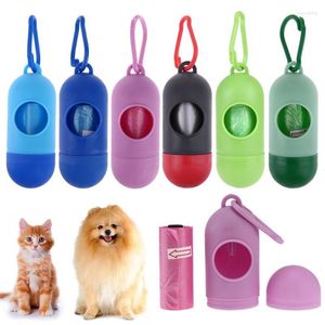 Dog Apparel 1PCS Bulk Garbage Random Bag Safe Non-toxic Portable Box Outdoor Travel Supplies Cover Pet Cleaning Accessories