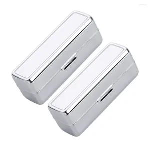 Storage Boxes Lipstick Case Makeup Holder Purse Small Jewelry Minigloss Lip Mirror Organizer Travelbox Mirrored Portable